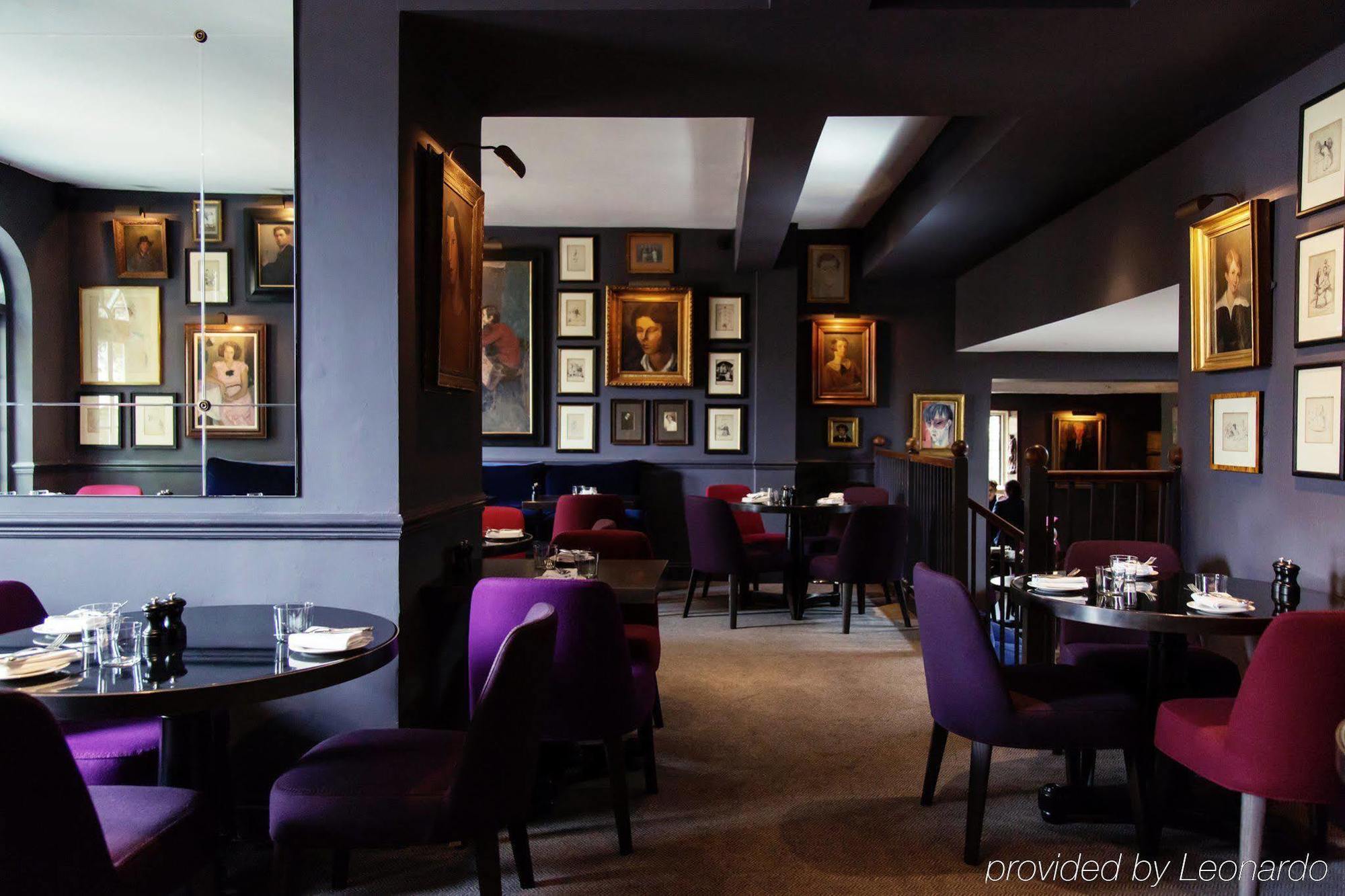 Old Parsonage Hotel Oxford Exteriör bild Interior of the restaurant